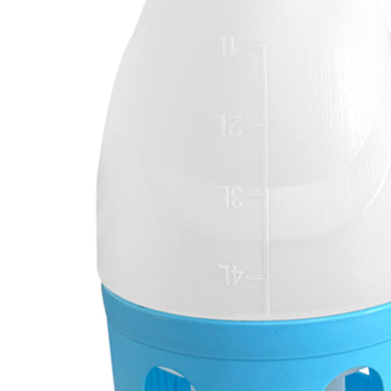 F Fityle Abreuvoir Automatique à Oiseaux Distributeur Portable avec Poignée Récipient Grande Capacité Matériau Solide Convient pour Cages Oiseaux Maison, 6 L