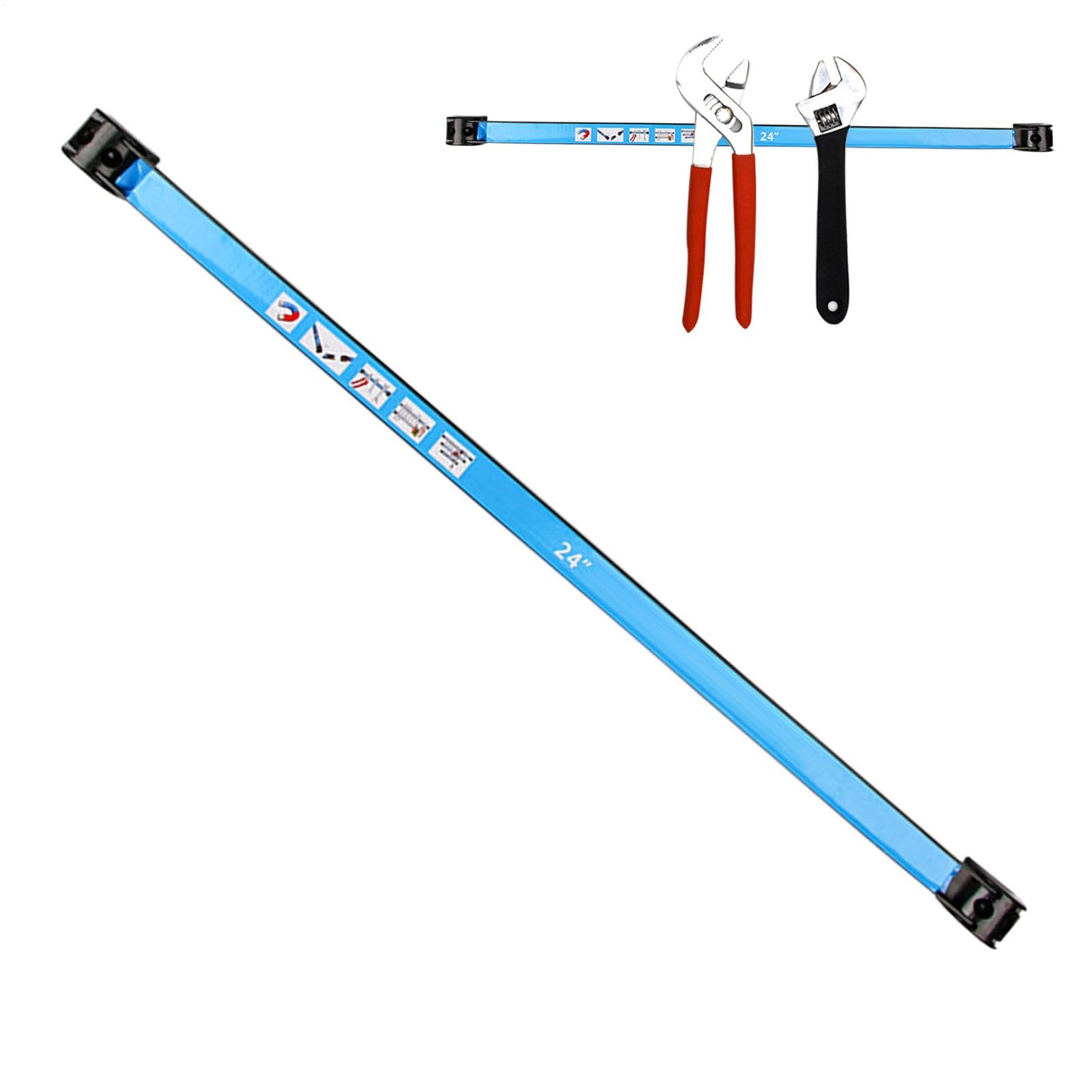Soporte de herramientas magnético, soporte de almacenamiento magnético | para herramientas | Soporte de pared para organizador de herramientas eléctricas,Barra magnética para organización del garaje