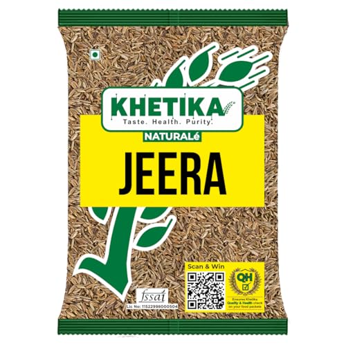 Khetika Naturale Premium Jeera | Whole Cumin Seeds 500gm (B0D45GS3FW) Amazon Price History, Amazon Price Tracker