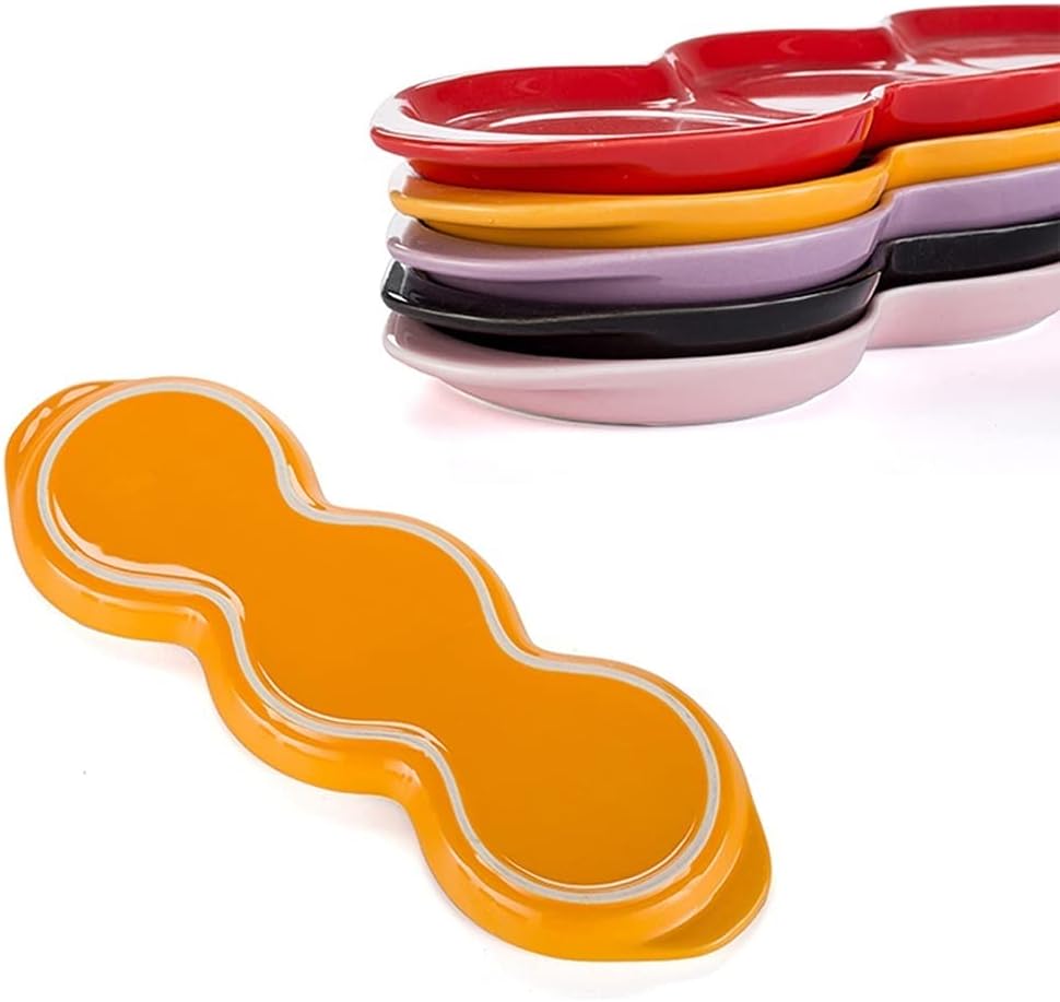 Condiment Container Set Ceramic Seasoning Container with lid Seasoning Pot Salt Sugar Pepper Spice Box Home Kitchen -Proof Storage Pot Bowl with Spoon