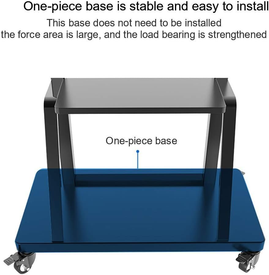 Soporte móvil para TV con ruedas y altura ajustable miniatura 3