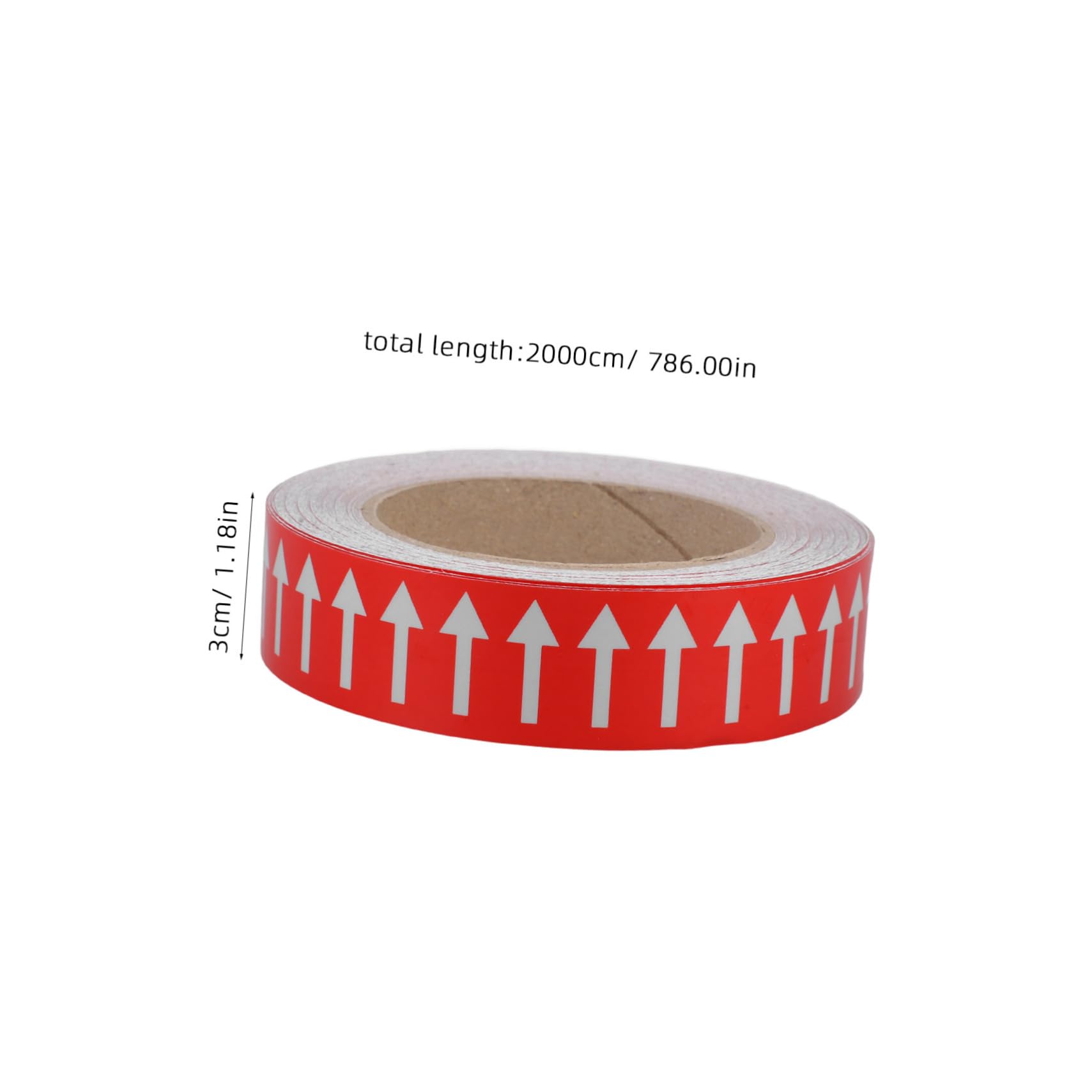 KICHOUSE 1 Roll Pipe Arrow Labels Warning Signs Self Adhesive Decals Arrow Floor Marker Arrow Tape Vinyl Stickers Arrow Warning Decals Floor Marking Stickers Arrow Stickers Polystyrene