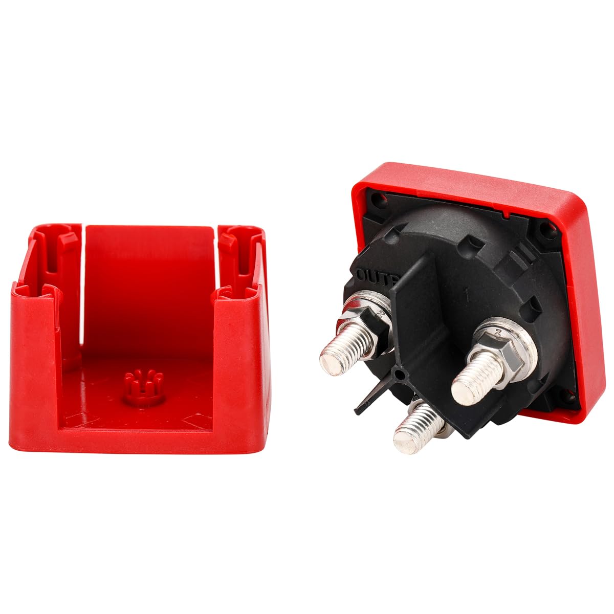 Greluma 1 Pièce Sélecteur de batterie,interrupteur de déconnexion de batterie marine 300A,sélecteur de batterie robuste à 4 positions pour bateau de camping-car