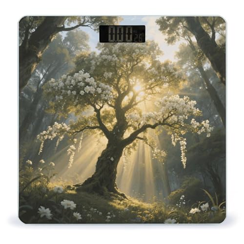 Báscula Digital de Baño Tree of Life con Pantalla LED miniatura 1