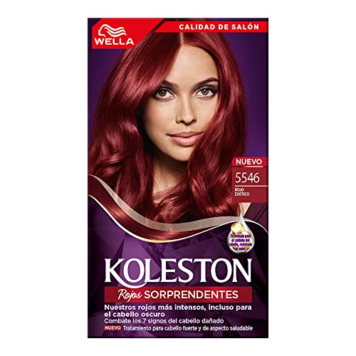 Coloración, Beauty Koleston Tinte Permanente 5546 Rojo Exótico, 70 ml - Paquete de 1