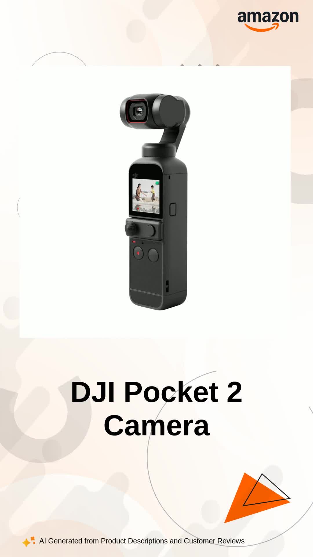 DJI Pocket 2 Handheld 3-Axis Gimbal Stabilizer with 4K Camera