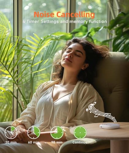 White Noise Sound Machine - Loud Portable Sound Machine for Sleeping, 30 Hours, 17 Sounds, 4 Timer, Memory, Brown Noise Machine for Office Privacy Home Travel, Mini Sound Therapy for Baby Adults - Image 4