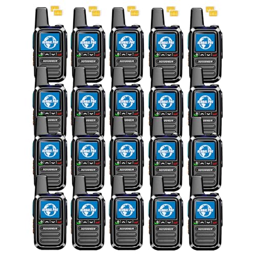 Image of Global Lifetime Free Rapid Walkie Talkies Unlimited Range 4G LTE PoC(Push-to-Talk Over Cellular) Radios Nationwide PTT Cellular Radios Long Distance for Family, Logistics, Company 50pcs with sim Card