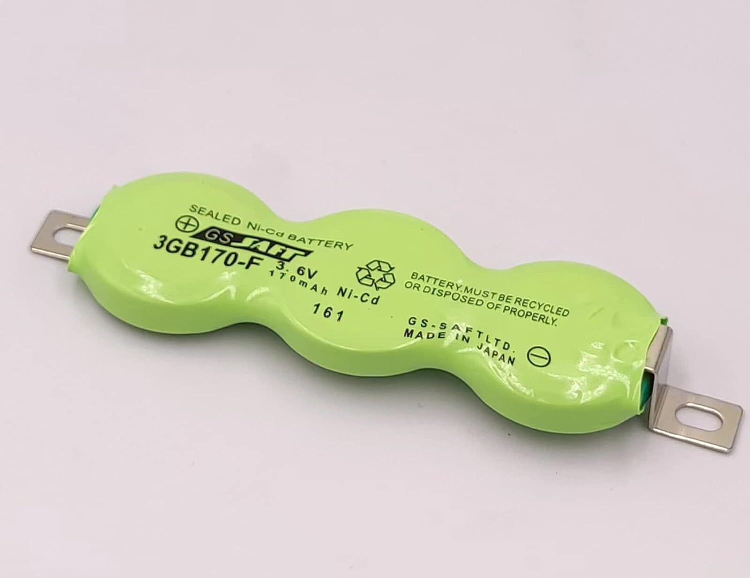 BUCADU 3GB170-F 170mAh 3.6V Rechargeable Battery Replacement for MR-S11, MR-S12 Series Servo CNC Battery