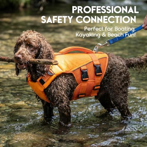 ASENKU Schwimmweste Hund für Kleine Hunde XS,Verstellbar & Ripstop Hundeschwimmweste,Rettungsweste für Hunde mit Griff und Reflektierend zum Chihuahua, Dackel, Französische Bulldogge,Labrador