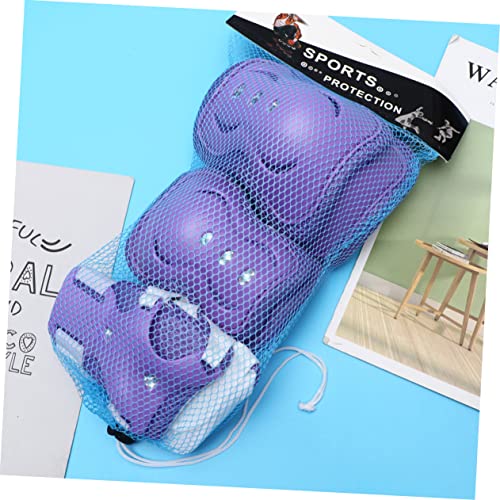 image for Kisangel 18 Pcs Set Wrist Guards for Roller Skating Kids Motorcycle Ge