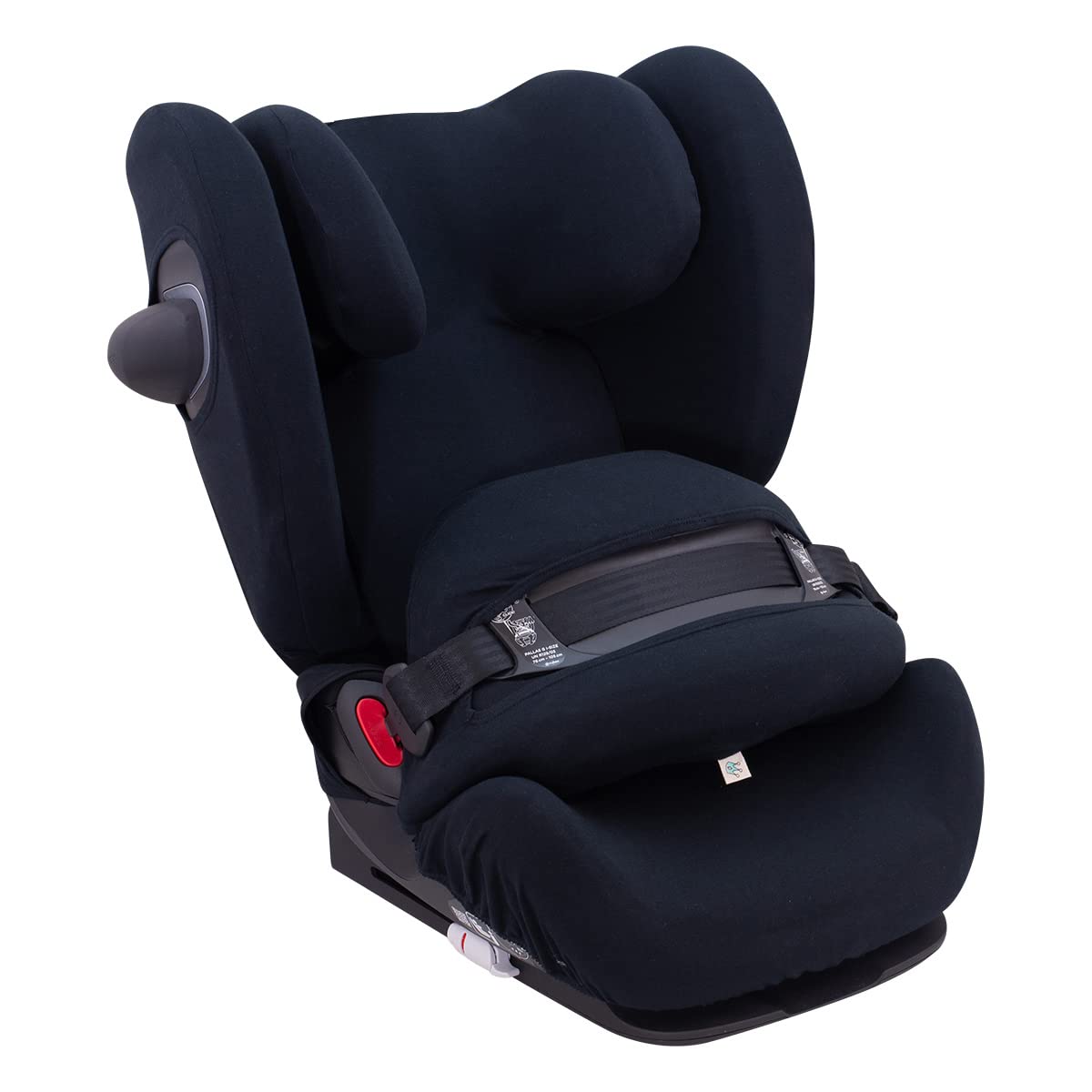 JYOKO KIDS Rivestimento per seggiolino auto in cotone compatibile con Cybex Pallas G I-SIZE (Fodera, BLACK SERIES) - 2