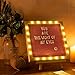 Changeable Felt Letter Board with LED Lights - 10×10
