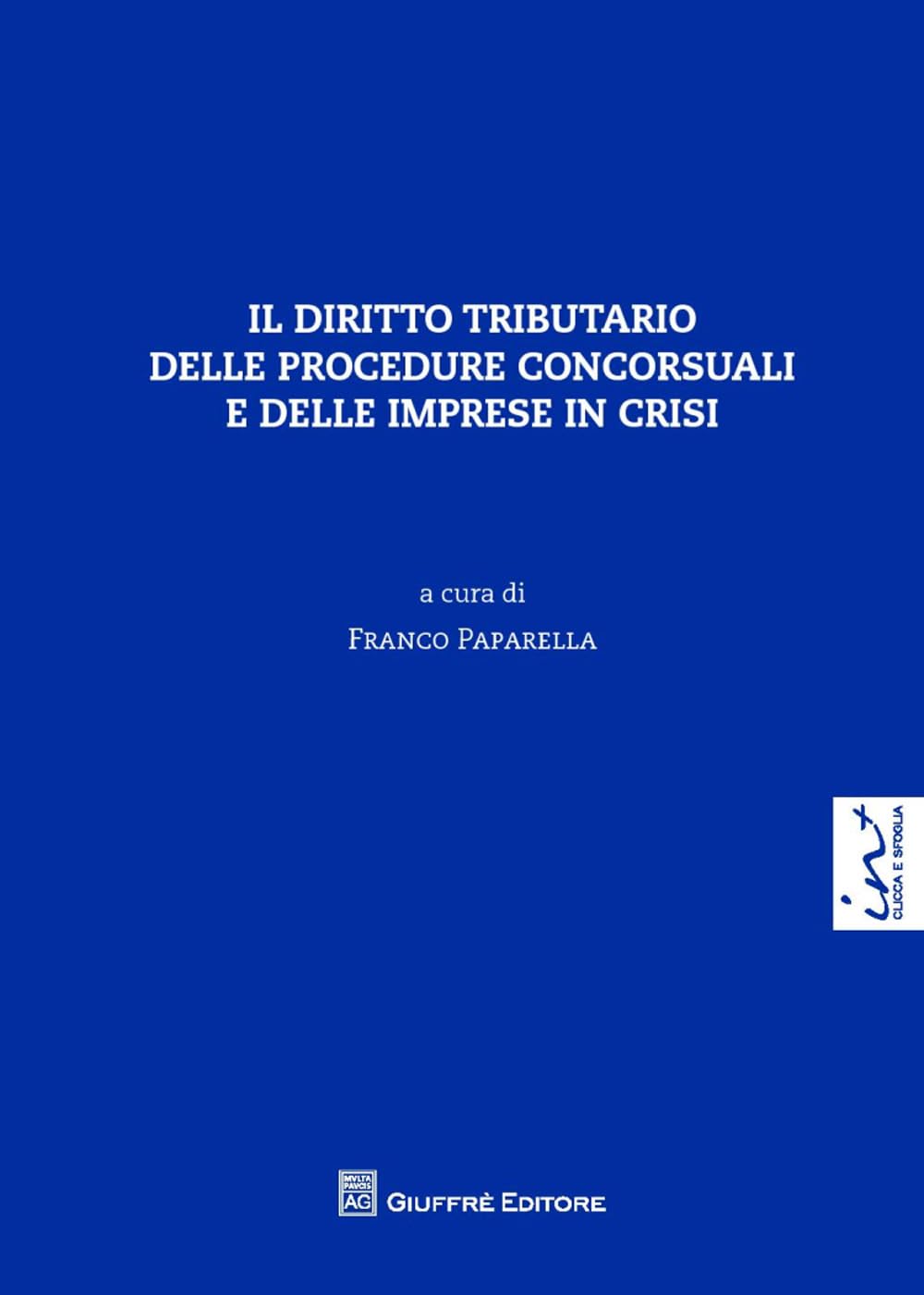 Diritto Tributario Delle Procedure Concorsuali E Delle Imprese In Cris