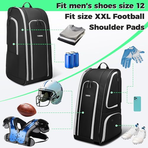YOREPEK Football Bag with Insulated Pocket