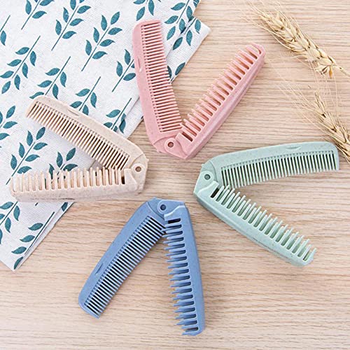 AKOAK 2 Peines Plegables de Plástico para Viaje miniatura 7