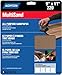 Norton 47710 Multisand Sandpaper 220 Grit, 9-Inch x 11-Inch, 5-Pack