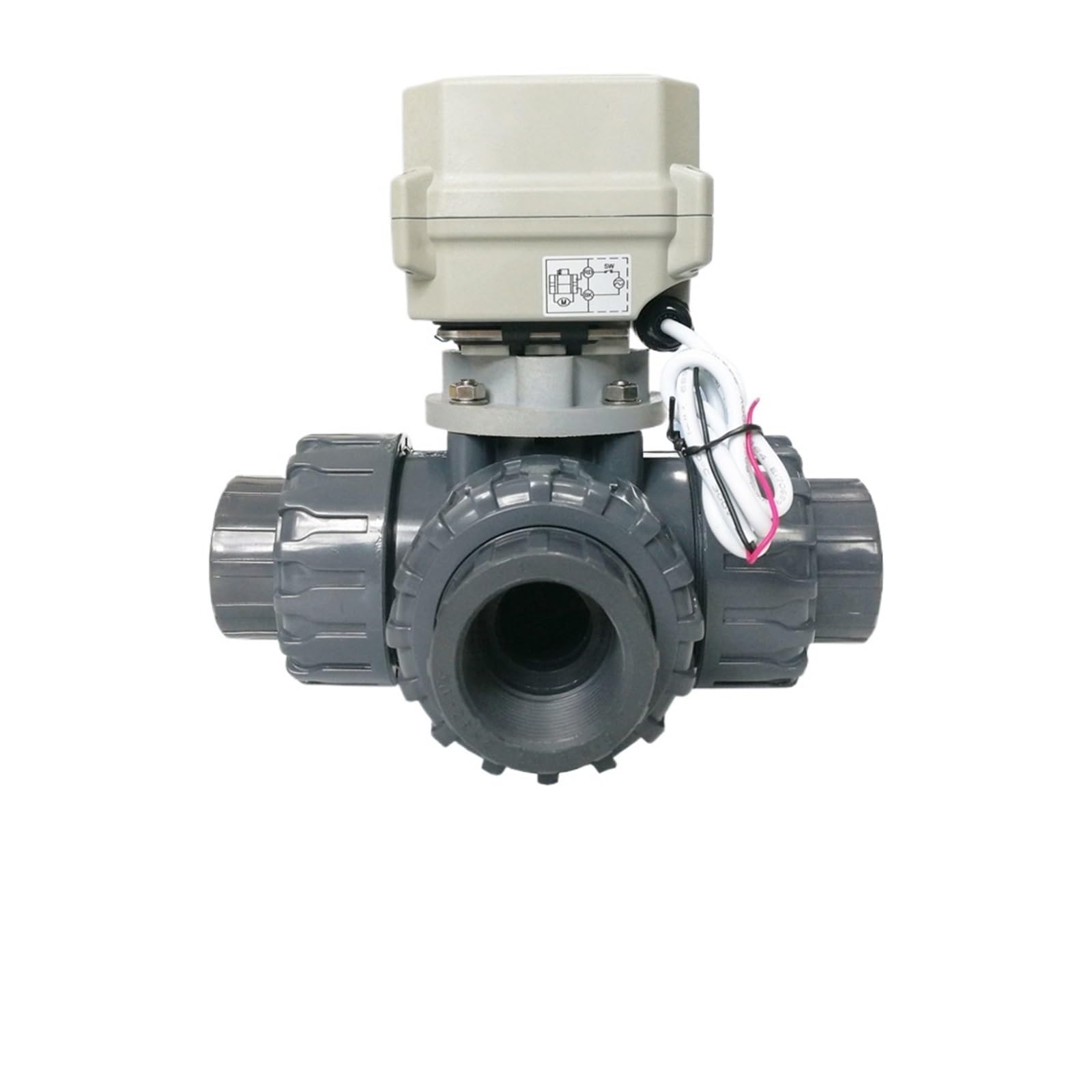 Válvula Eléctrica Tri-Puerto DN40 1-1/2"