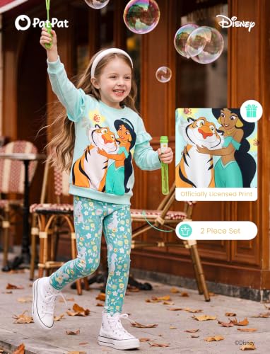 Image of Disney Girls Clothes Long Sleeve Sweatshirt Leggings Outfit 2 Piece Set