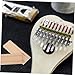 HANABASS 2pcs Natural Thumb Piano Bridges Diy Kalimba Parts Tone Marimba Instrument Accessory