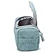 evoon Essential Oil Bag, 12 Bottles Perfect Portable Essential Oils Travel Case for Young Living & doTerra Suitable for 5ml,10ml,15ml Bottles Light Blue