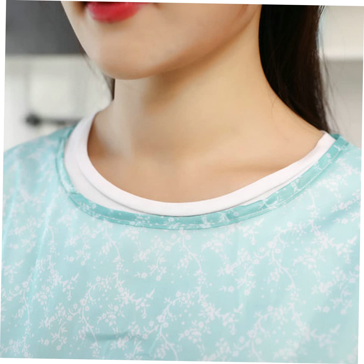 Hemobllo 10pièces Tablier Étanche Avec Manches Pour Adultes Pratique Pour Cuisine Et Ménage Bleu