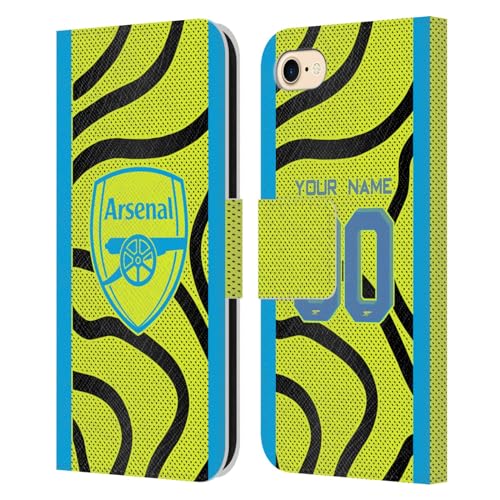 Étui portefeuille iPhone 8 Arsenal FC antichoc avec rangements cartes personnalisés