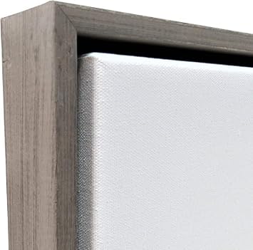 Weathered Brown Floater Frame for 1.5" deep canvas, different sizes 8x10"