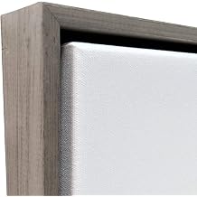 Weathered Brown Floater Frame for 1.5" deep canvas, different sizes 11x14"