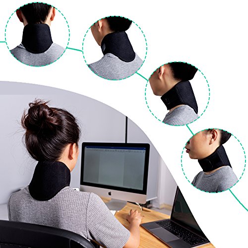 EbaTeck Neck Brace - Support Therapy Neck Pain Relief, Cervical Collar Neck Wrap