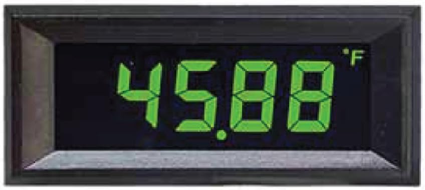 OSMLP-4EGN Digital Panel Meter LCD Display 4-20mA Loop Powered Green Neg