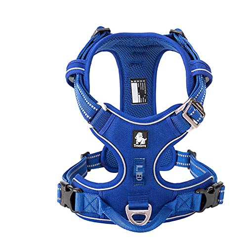 Truelove No Pull Dog Harness, Reflective Dog Harness for Dogs, Adjustable Soft Padded Pet Vest with Easy Operation Handle TLH56512
