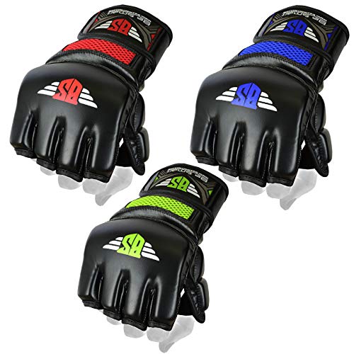 Mma Gloves, Ufc Kickboxing Gloves, Mma Sparring Gloves, Mma Training Equipment, Fighting Gloves For Mixed Martial-Arts, Mma Training Gloves Adults Men & Women By Besmart (Green Mesh, Medium) #TOP5