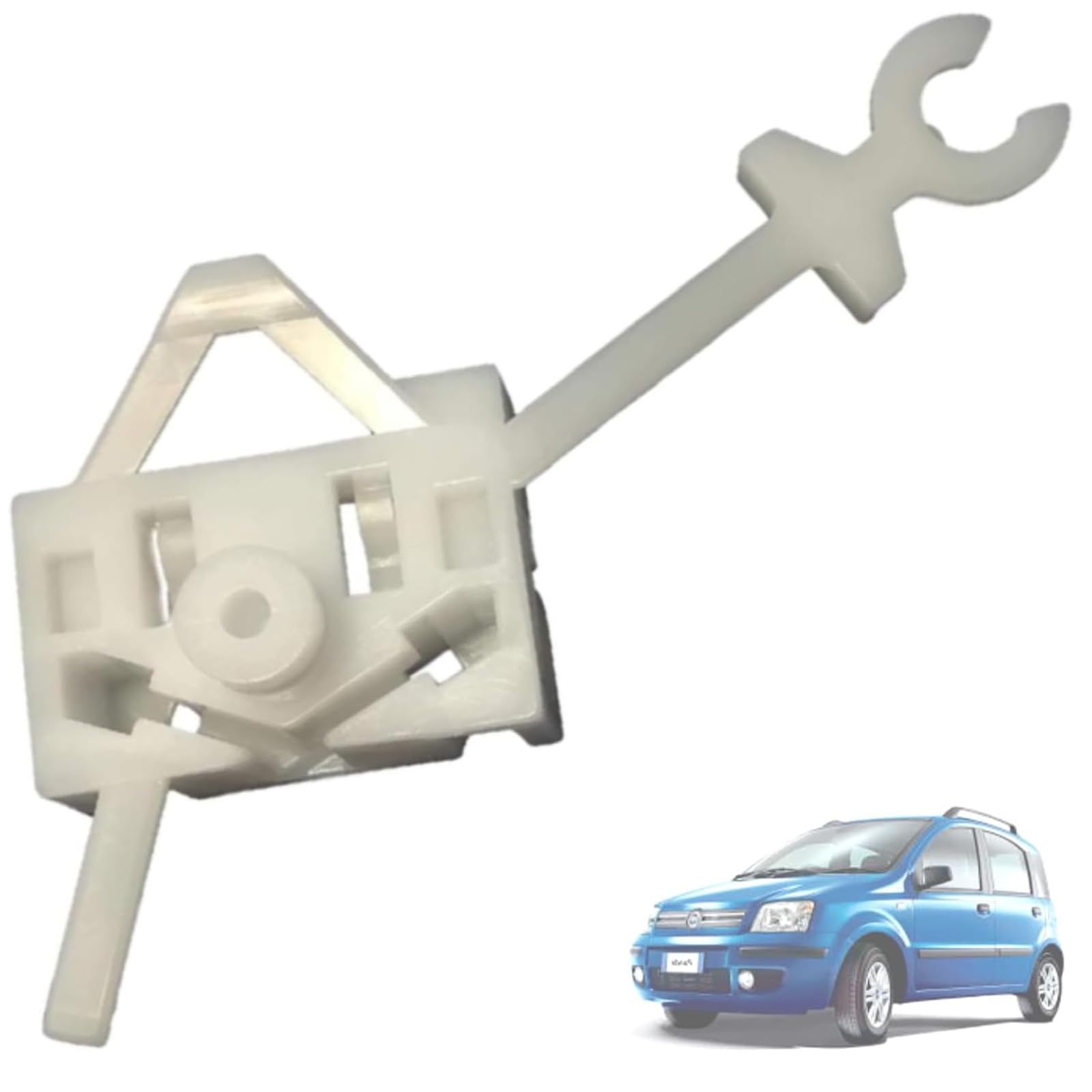 Twowinds - Clip Alzacristallo 99487780 Compatibile con Fiat Panda - Porta Anteriore Sinistra (lato conducente) - Regolatore di Finestrini