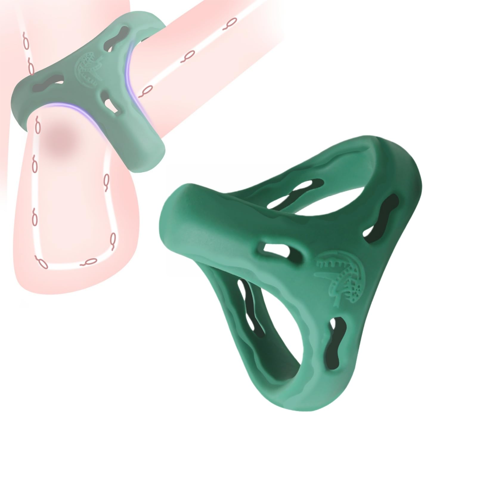 Silicone Rubber Training Rod Protective Ring-CBE14625 (Green)