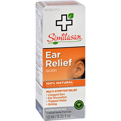 Similasan Ear Relief Ear Drops - Natural - Clogged Ear - Ear Discomfort - Trapped Water - Itching - 10 Ml (Pack Of 2) #TOP23