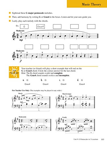 How To Play Piano Chords For Beginners 31 Adult Piano Adventures: All in One Course - Book 1 | Faber Beginner Method Piano Book for Adults with Chords and Music Notation | Piano Sheet Music and Theory for Self Learners With Digital Audio #3
