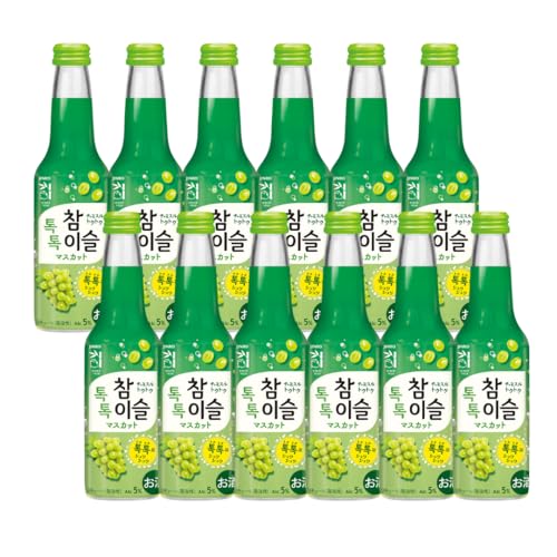 JINRO チャミスルトクトク マスカット [ リキュール5度 275ml×12本 瓶 ]（Amazon）