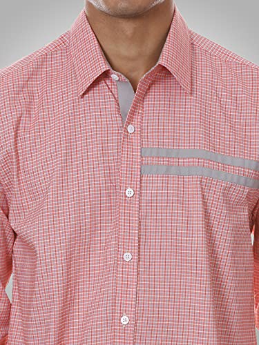Image of SHIRT THEORY Blue Check Cotton Full Sleeves Casual Shirt for Men II Premium Cotton Shirt II Stylish Shirt for Men II Exclusive Men Casual Shirt II Luxury Shirts ||