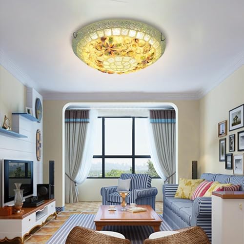 Lámpara de techo LED estilo pastoral para un hogar cálido y colorido 6
