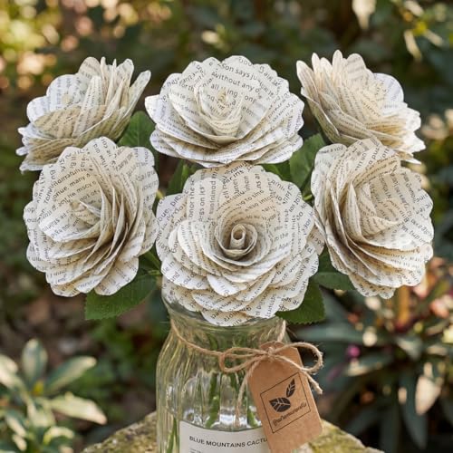 Dahlia Book Page Flowers