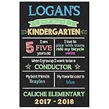 First Day of School Stats Poster