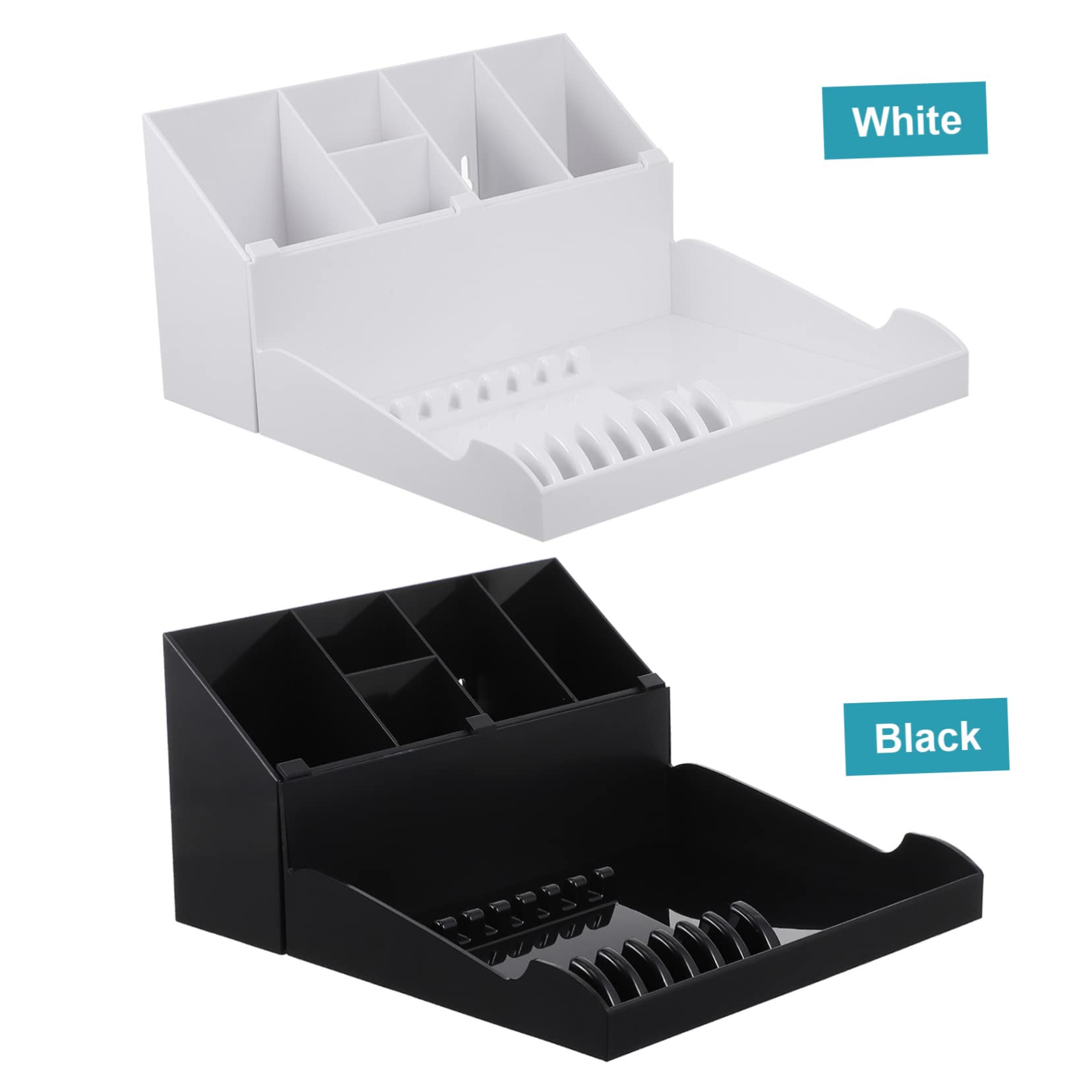 1ensemble Organisateur De Coiffure Boîte De Rangement Multifonctionnelle Pour Outils De Coiffure Complet Avec Plateau Pour Salon Et Usage Personnel