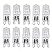 ILamourCar Lampadine Alogena G9, Lampadina G9 Forno 40W 220V 3000K Bianco Caldo, per Forno, Forno a Microonde, Lampada di Cristallo, Applique da Parete, Lampade da Tavolo, 10 Pezzi