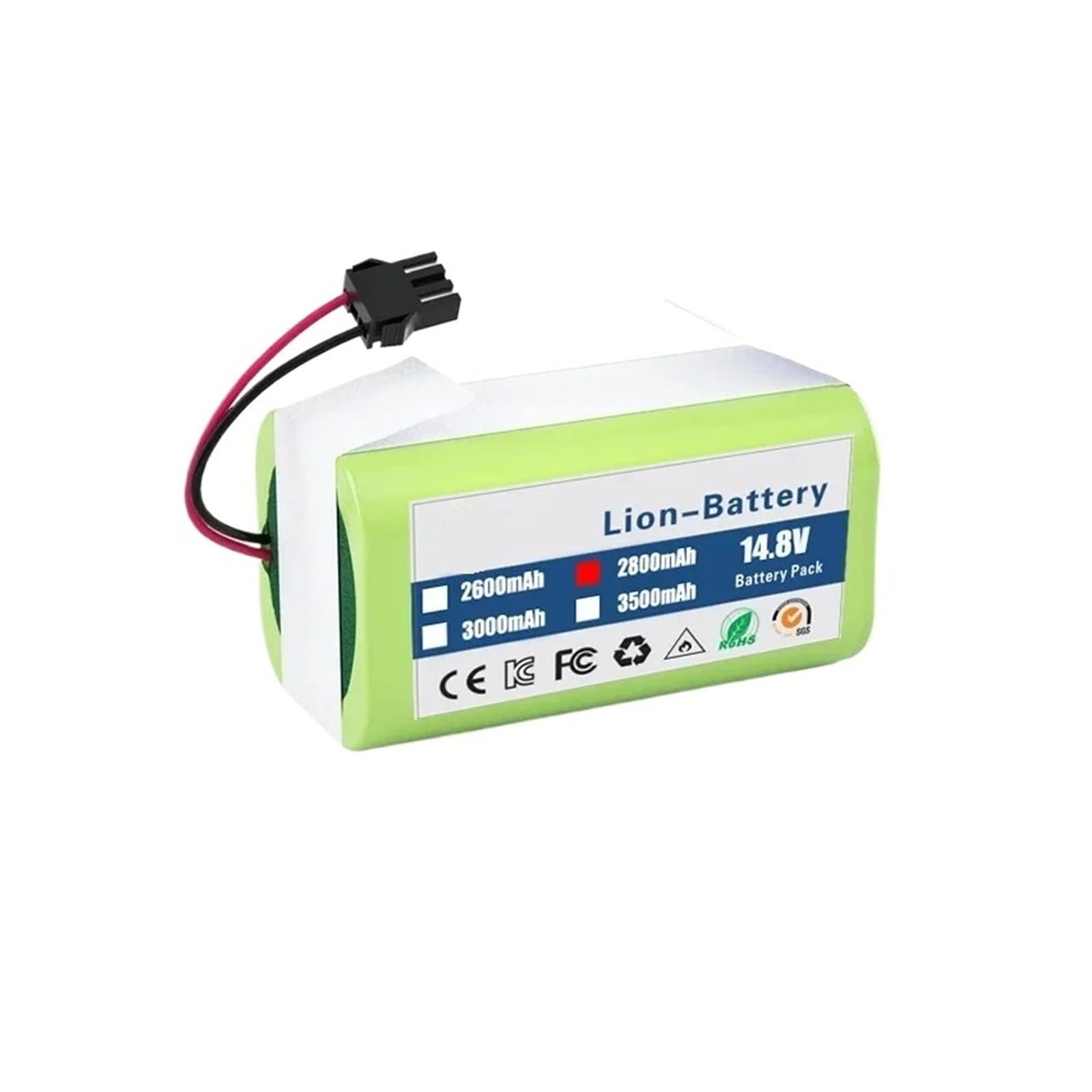 Batería Mamibot EXVAC660 de repuesto para solucionar problemas de carga corta