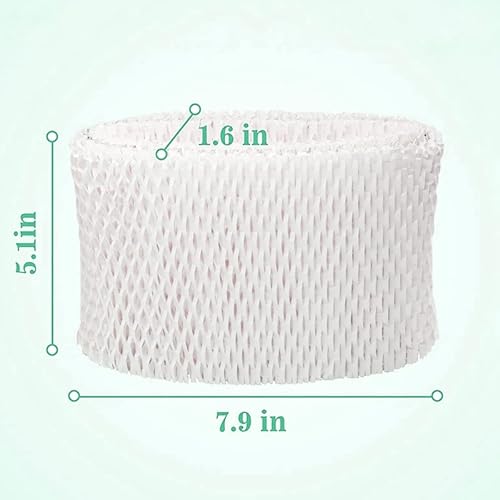 Miniatura 2 de 2 filtros de humidificador de repuesto WF2, compatible con Vicks V3100, V3500, V3500N, V3600, V3700, V3800, V3850JUV, V3900, mechas de repuesto para