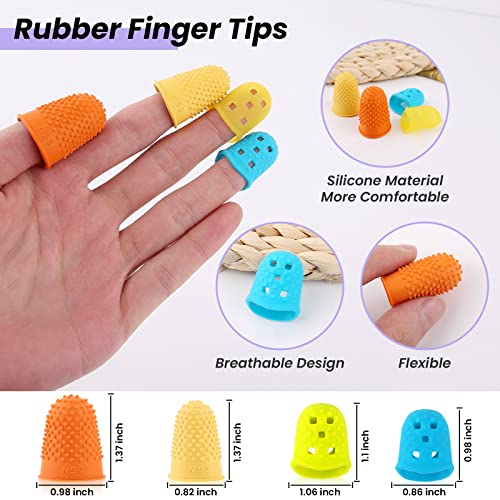 Bxdow 16 Pcs Sewing Thimble thumb #2