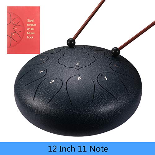 Topnaca Stalen Tongtrommel 11 Nota's 12 Inches, Tanktrommel C Key Percussie Instrument met Drum Mallets, Draagtas… - Image 3