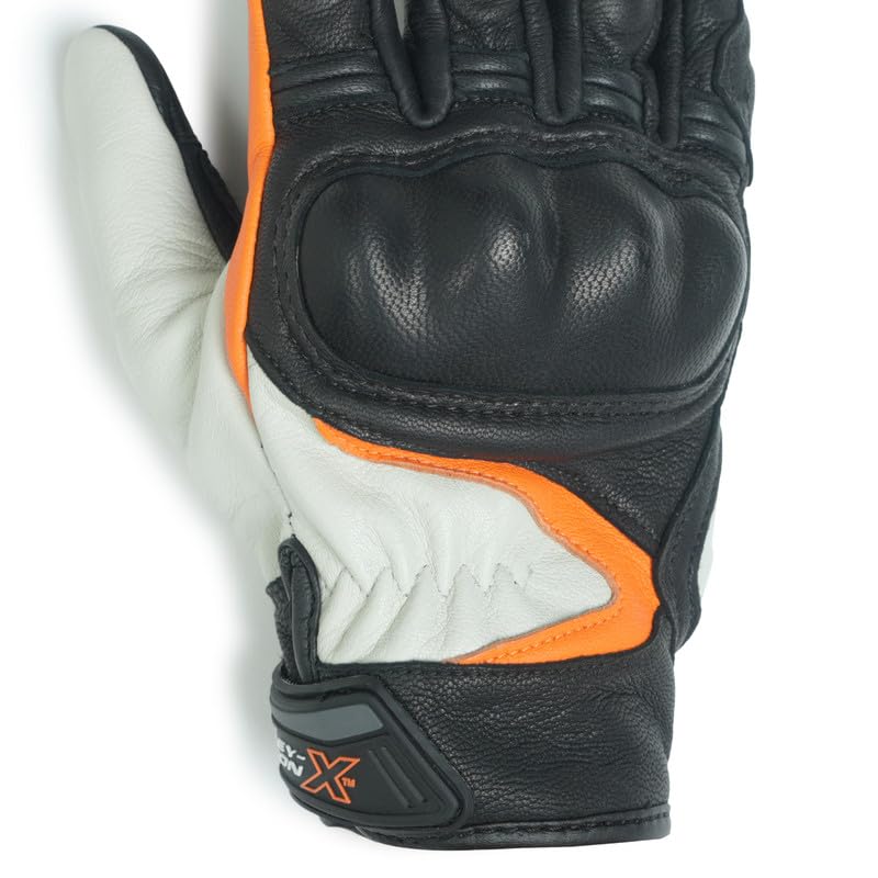 Image of HARLEY-DAVIDSON X Force Edge Riding Gloves | Lightweight Fit | Breathable Fabric | Reinforced Palm | Touch Compatible | Color - Black | Size - M