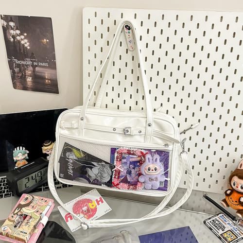 Image of TTCAYU Ita Bag Crossbody kawaii Pin Display Bag with Insert Ita Messenger Bags Japanese Handbag Shoulder JK Purse for Girl